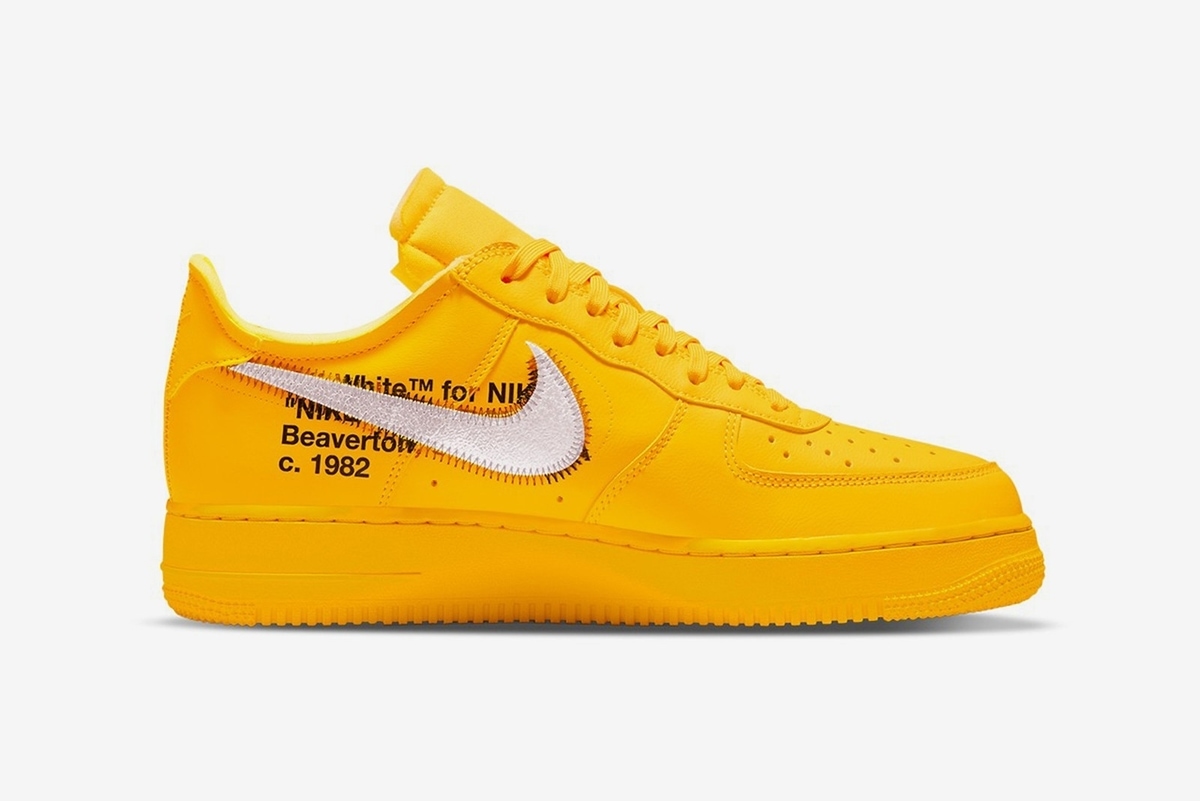 nike x off white air force 1 lemonade