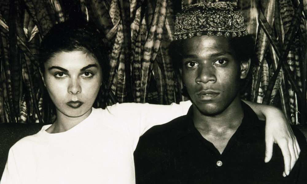 Suzanne Mallouk y Jean-Michel Basquiat, entre los l&iacute;mites del amor y la locura. FOTO: Tomada del libro 'La viuda de Basquiat'
