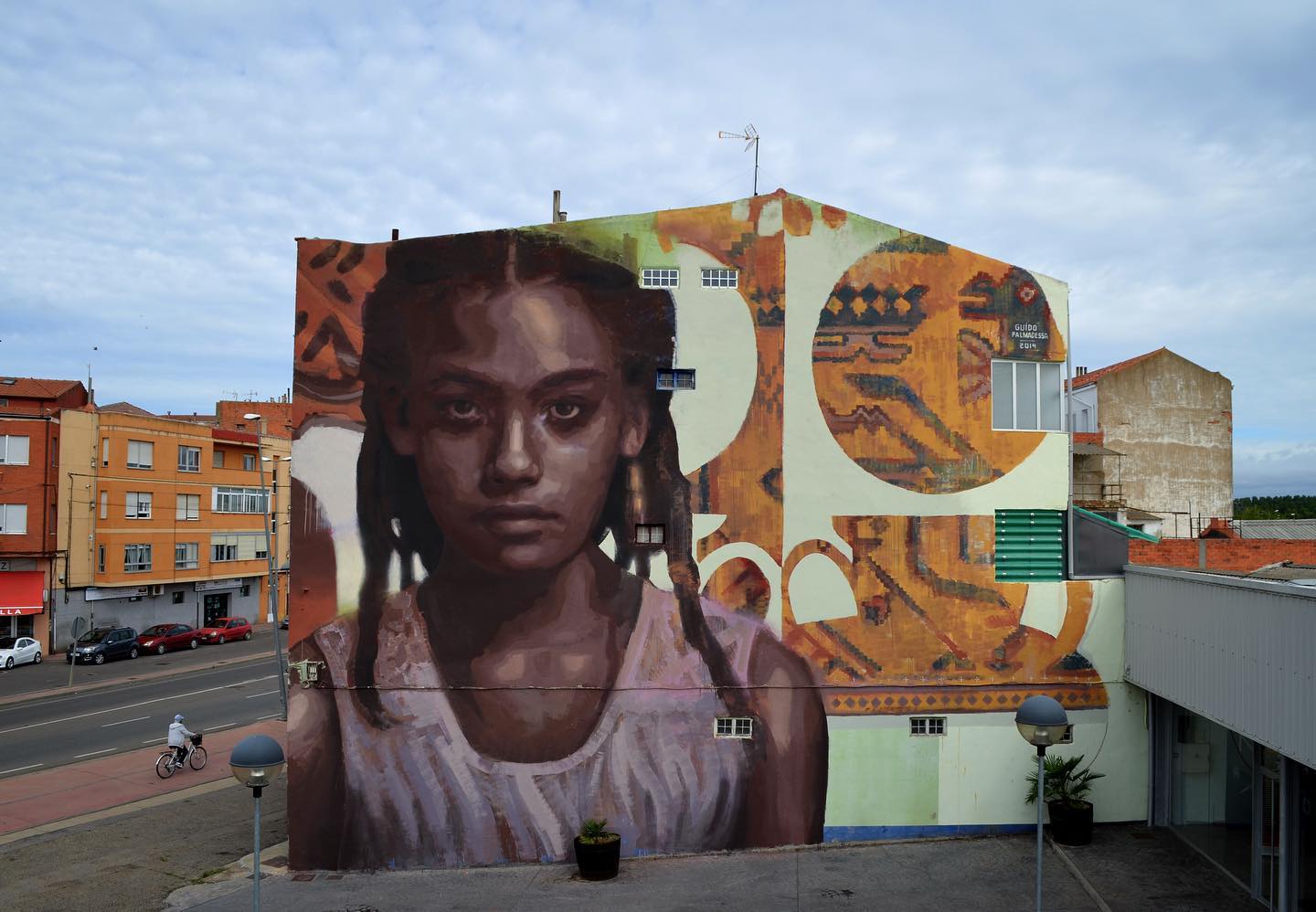 Guido Palmadessa, murales con alma y humanidad. Foto de: FB@guidopalmadessaoficial