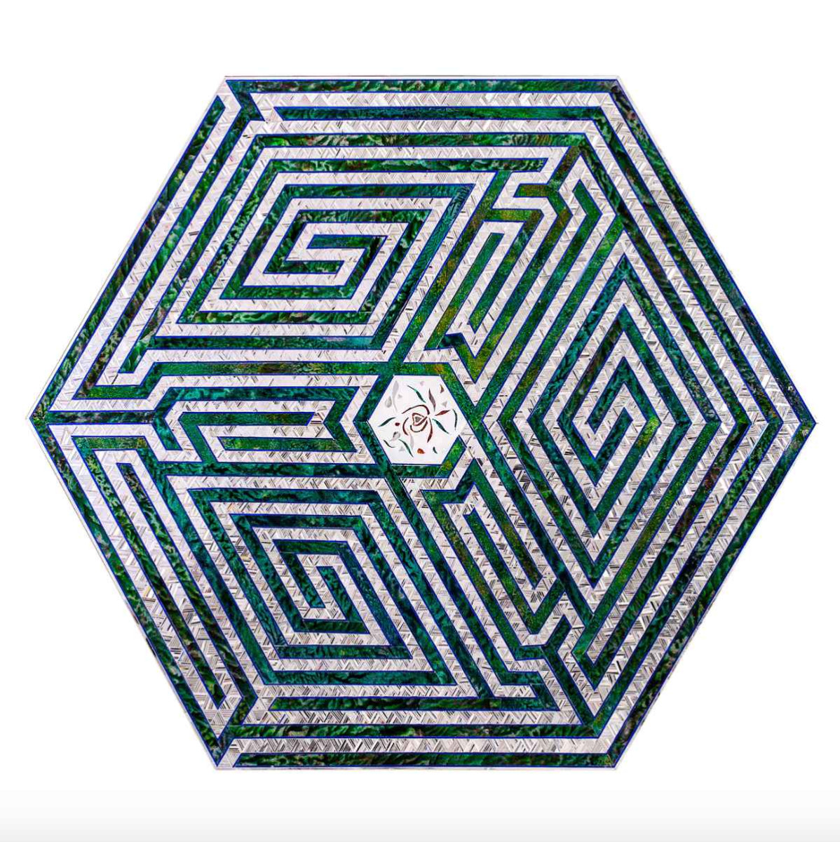 Hexagon (Maze), 2012. Monir Farmanfarmaian. Πηγή: Christie's