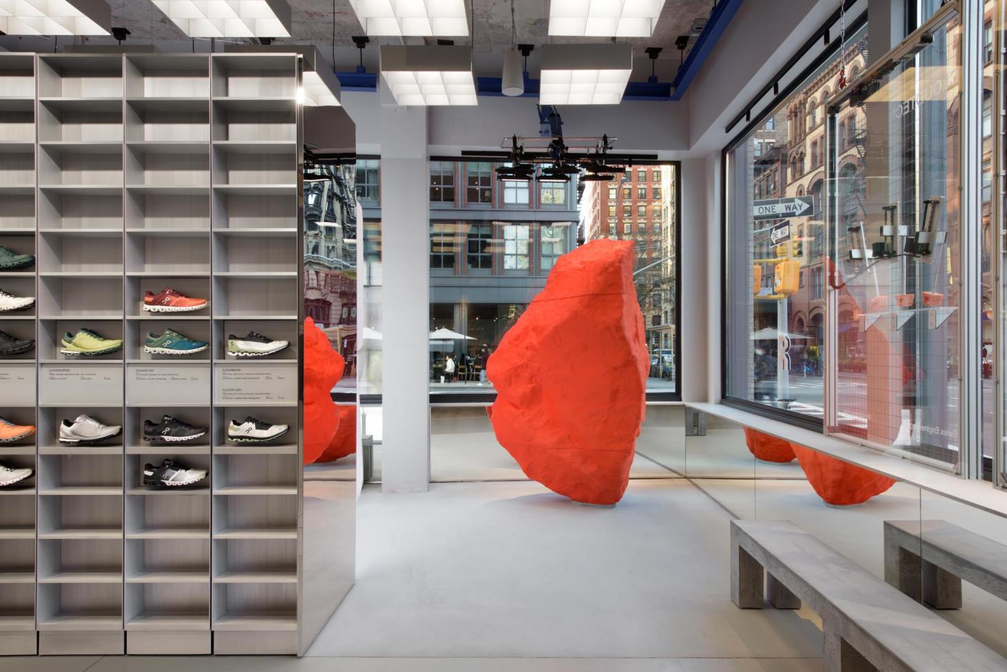 A: Innovative athletic shoe and clothing store arrives in New York