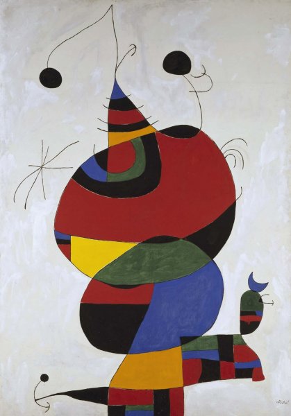 Mujer, pájaro, estrella (Homenaje a Pablo Picasso) 1966-1973 Mujer, pájaro, estrella (Homenaje a Pablo Picasso) 1966-1973