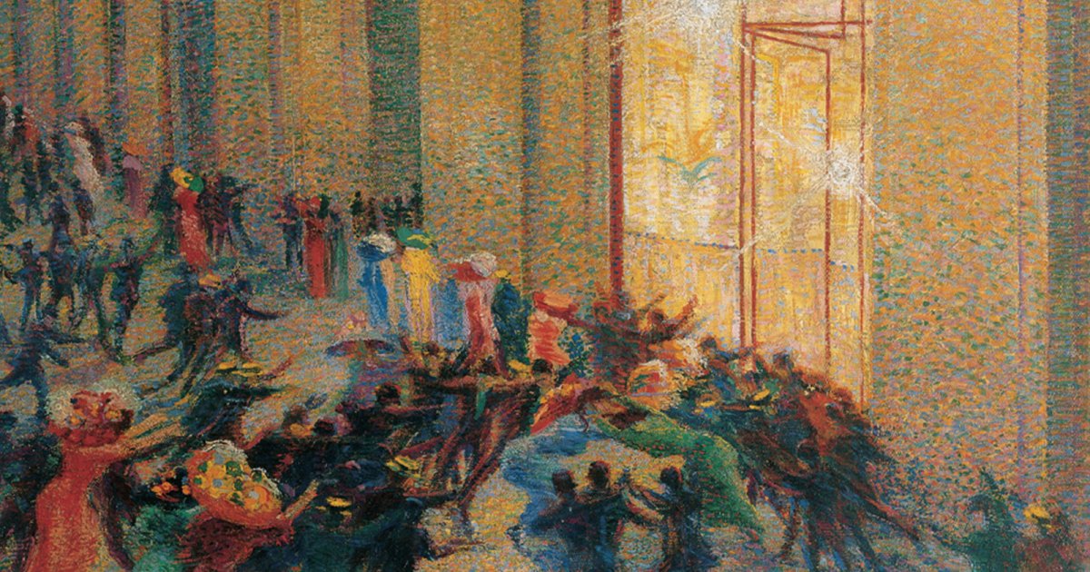 Tumulto en la galería (1910) Tumulto en la galería (1910)
