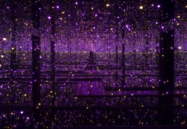 Infinity Mirrored Room - Rempli de l'éclat de la vie Source: Site Web de la Tate Modern