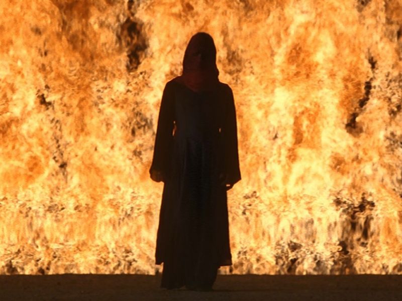 Fire woman, de Bill Viola. Fuente: FAD Magazine