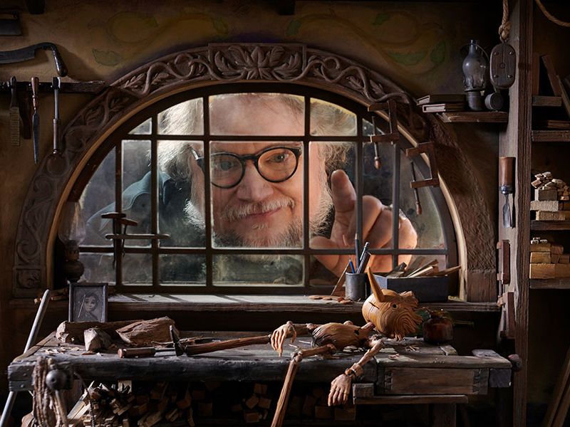 Guillermo del Toro llega al MoMA con Pinocho. Foto: Netflix
