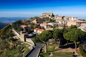 Montalcino en la Toscana